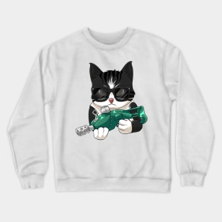 Cat Attack Crewneck Sweatshirt